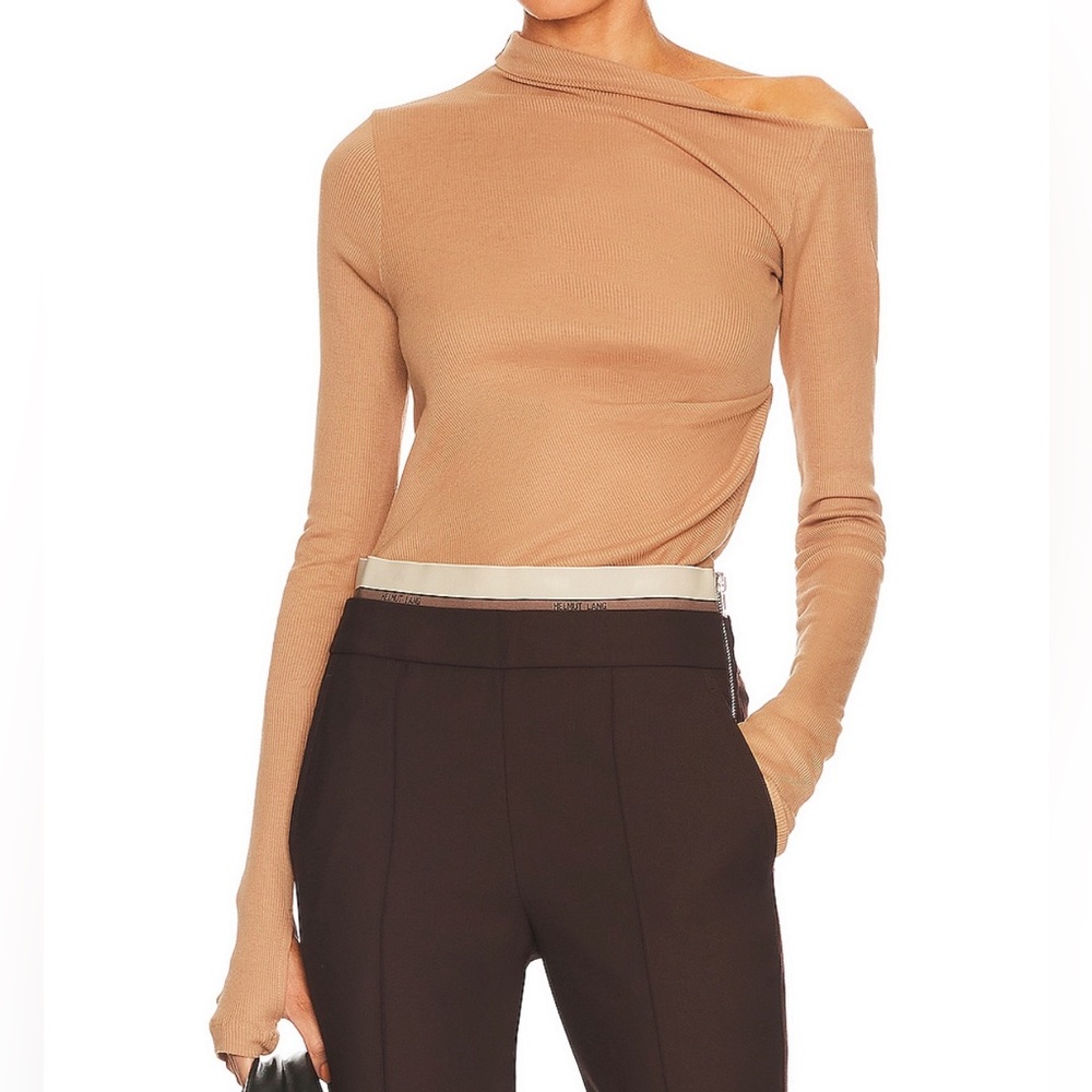Helmut Lang Top in Almond Butter